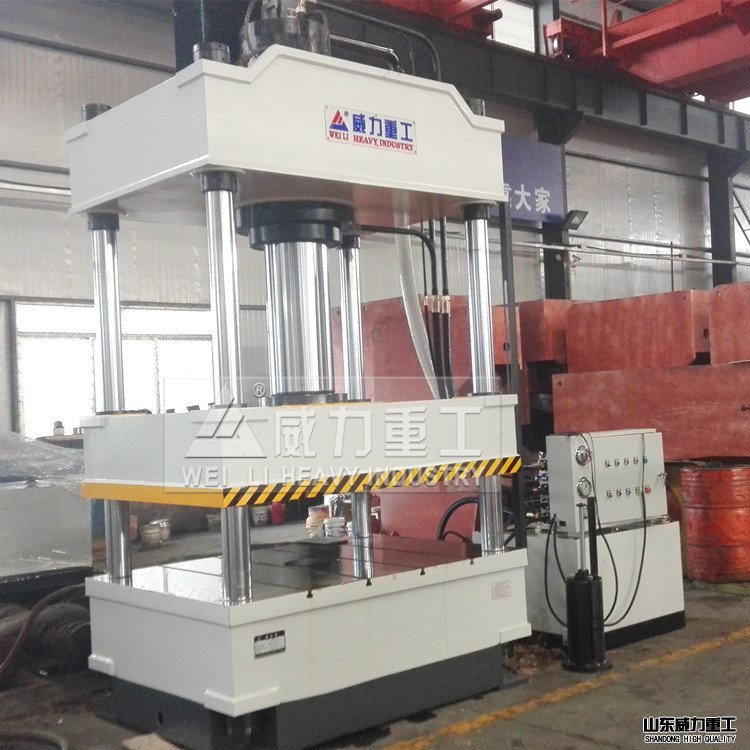 復(fù)合材料漏糞板成型四柱油壓機